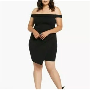 TORRID off-shoulder Little Black Dress